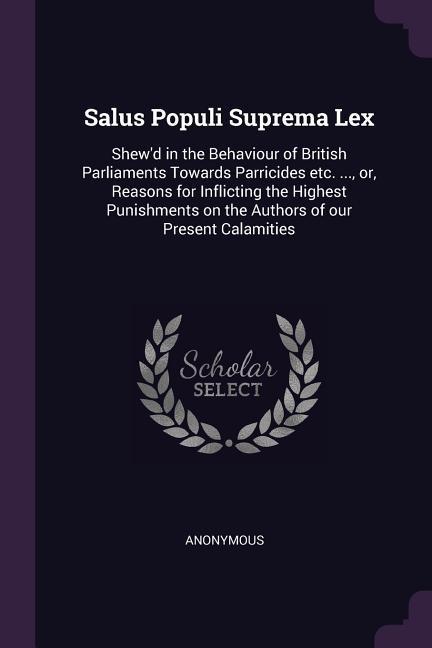 Salus Populi Suprema Lex