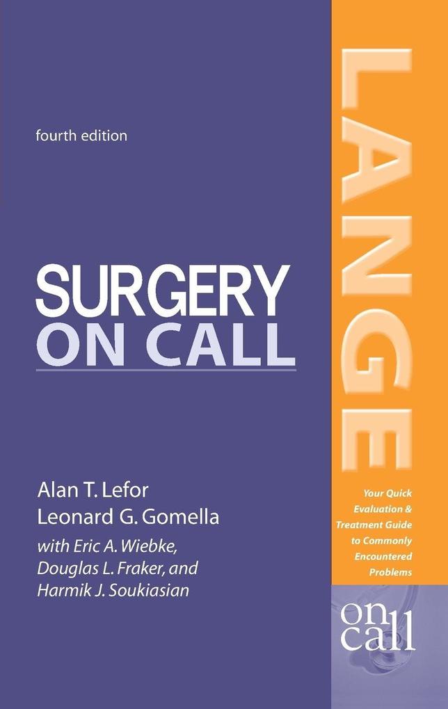 SURGERY ON CALL 4E