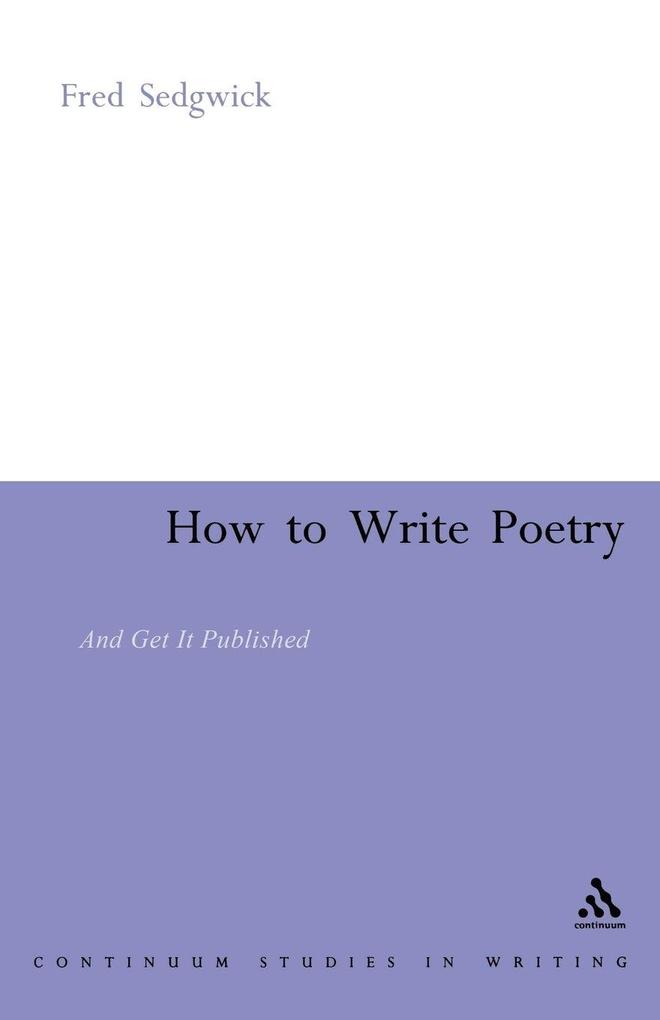 How to Write Poetry