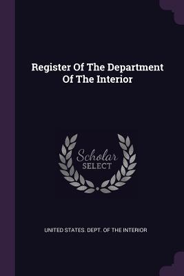 Register Of The Department Of The Interior