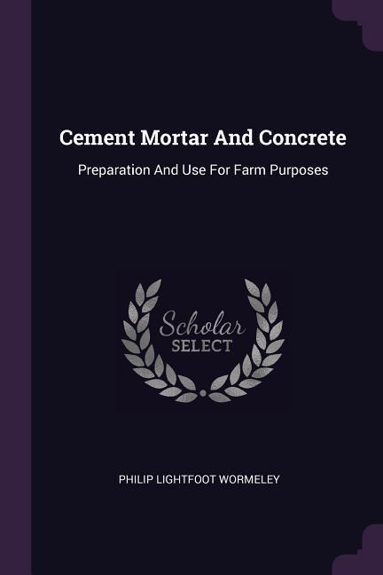 Cement Mortar And Concrete