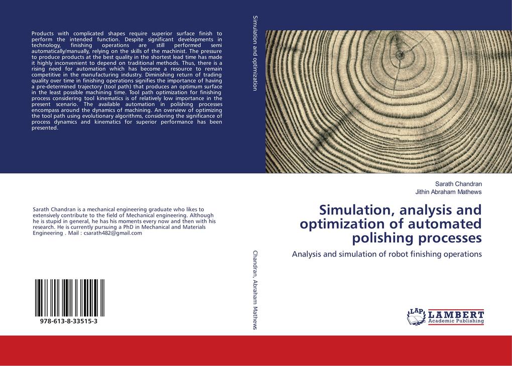 Simulation analysis and optimization of automated polishing processes