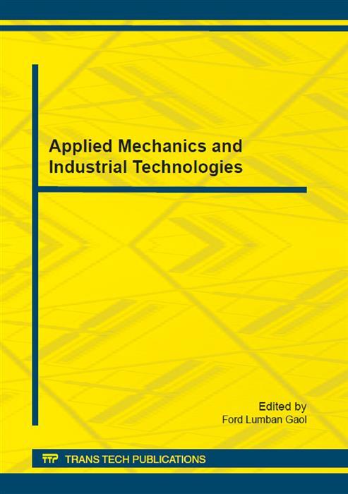 Applied Mechanics and Industrial Technologies
