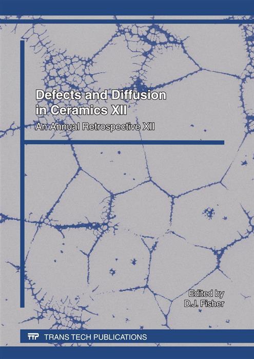 Defects and Diffusion in Ceramics XII