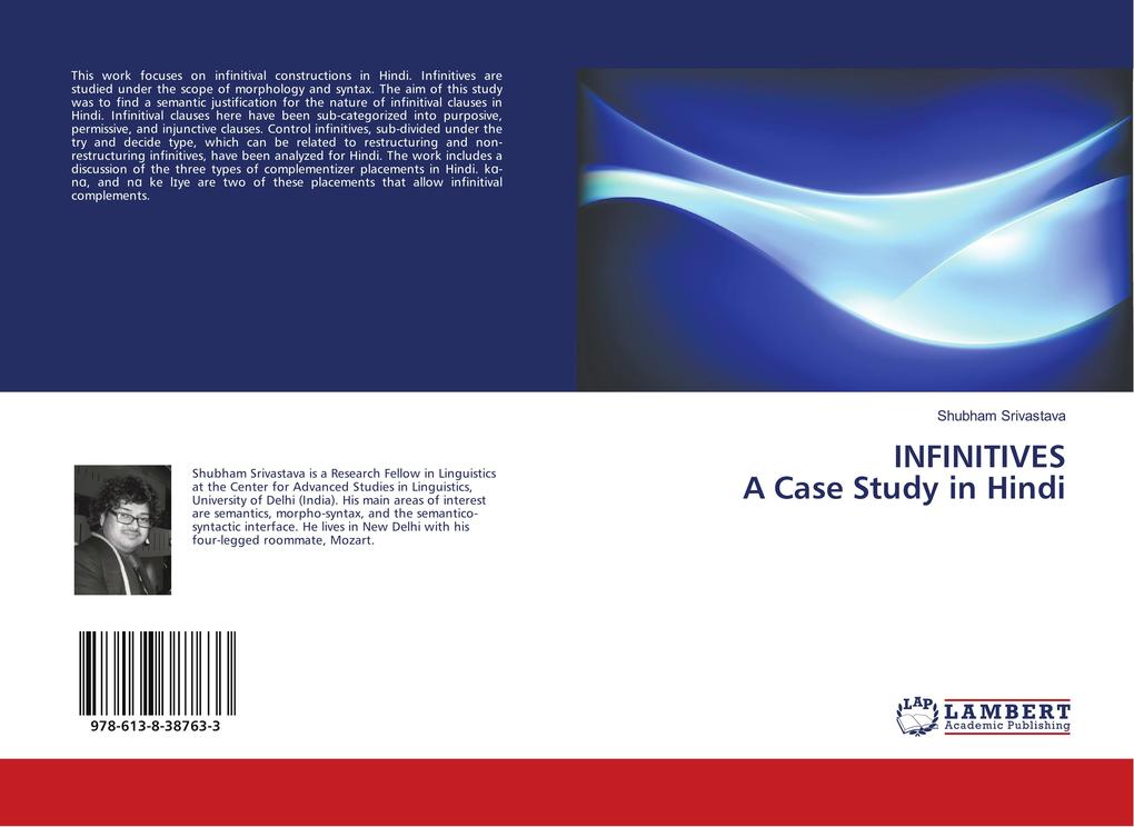 INFINITIVES A Case Study in Hindi