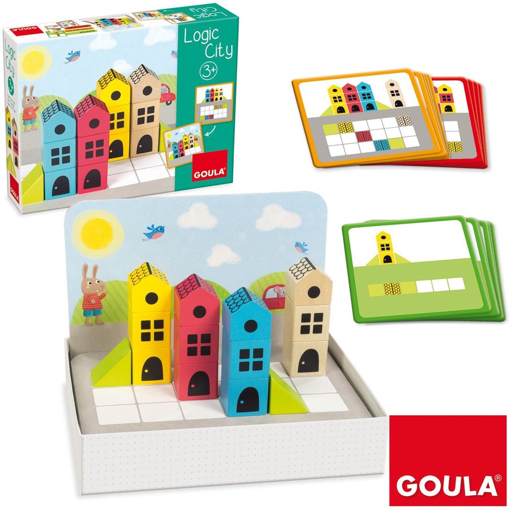 Image of Goula D50200 - Logic City Spiel, Logik-Spiel