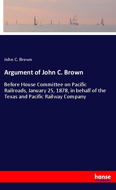 Image of Argument of John C. Brown
