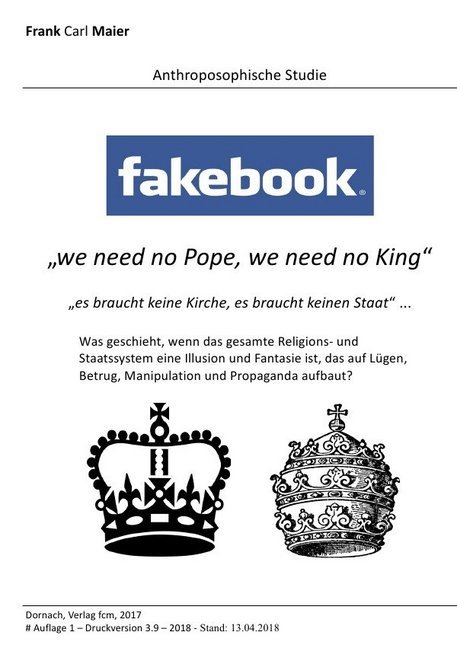 Fakebook - we need no pope we need no king