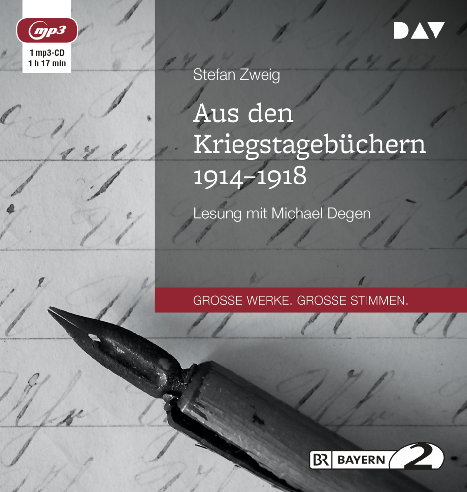 Aus den Kriegstagebüchern 1914-1918 1 Audio-CD 1 MP3
