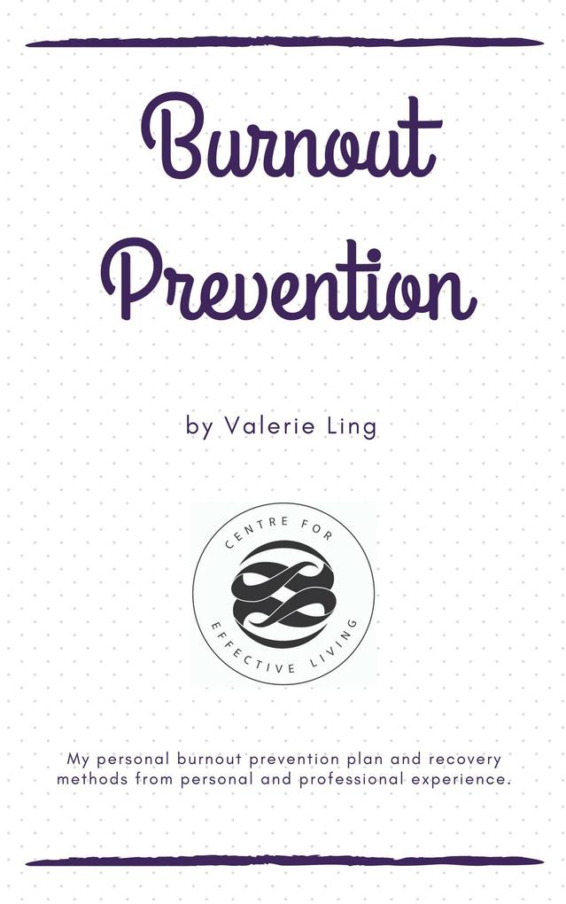 My Burnout Prevention Plan
