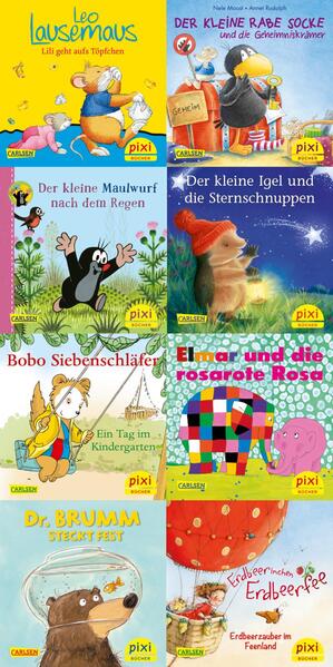 Image of Pixi-8er-Set 254: Die beliebtesten Bilderbuch-Helden bei Pixi (8x1 Exemplar)