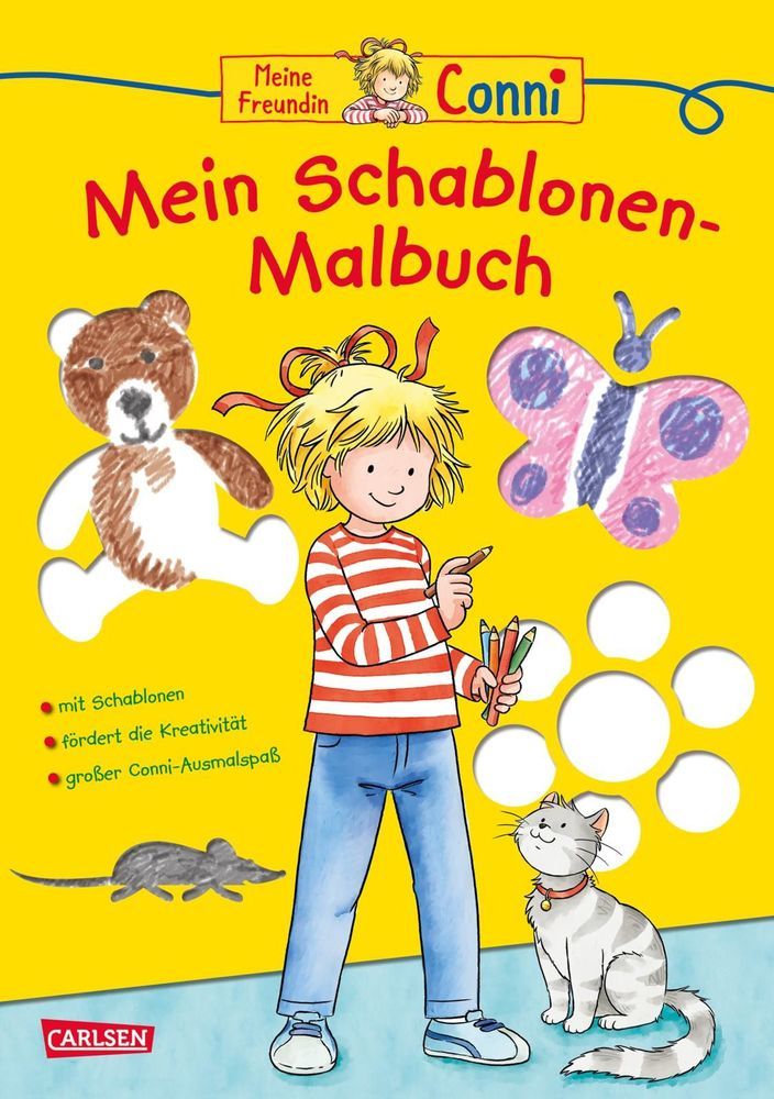 Image of Conni Gelbe Reihe: Mein Schablonen-Malbuch