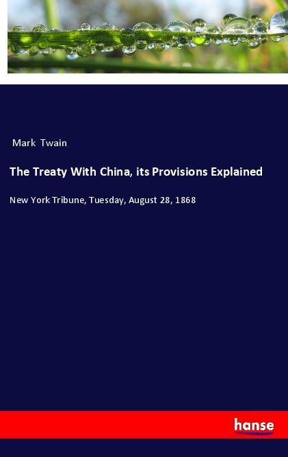 Image of The Treaty With China its Provisions Explained