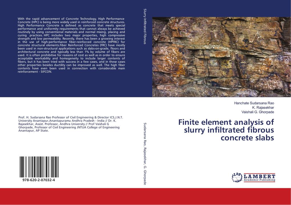 Finite element analysis of slurry infiltrated fibrous concrete slabs