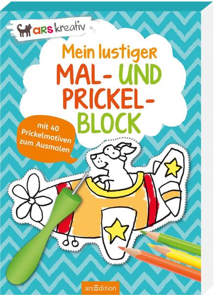 Image of Mein lustiger Mal- und Prickel-Block