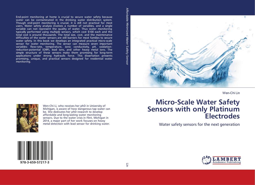 Micro-Scale Water Safety Sensors with only Platinum Electrodes