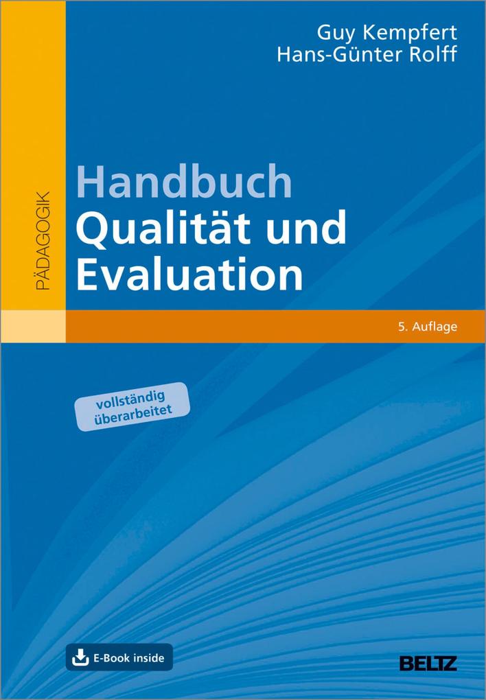 Handbuch Qualität und Evaluation - Guy Kempfert/ Hans-Günter Rolff