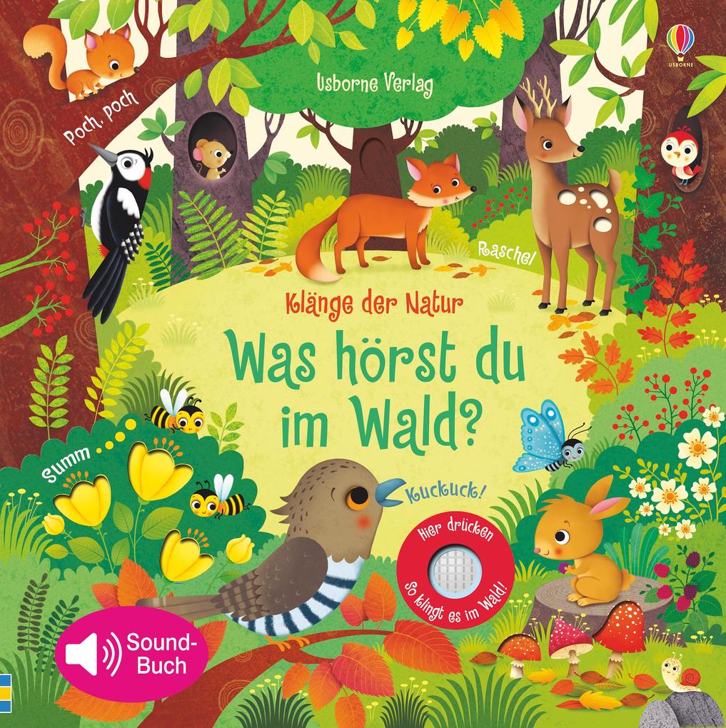 Usborne Verlag Klänge Der Natur: Was Hörst Du Im Wald? (Mängelexemplar) - Image 8