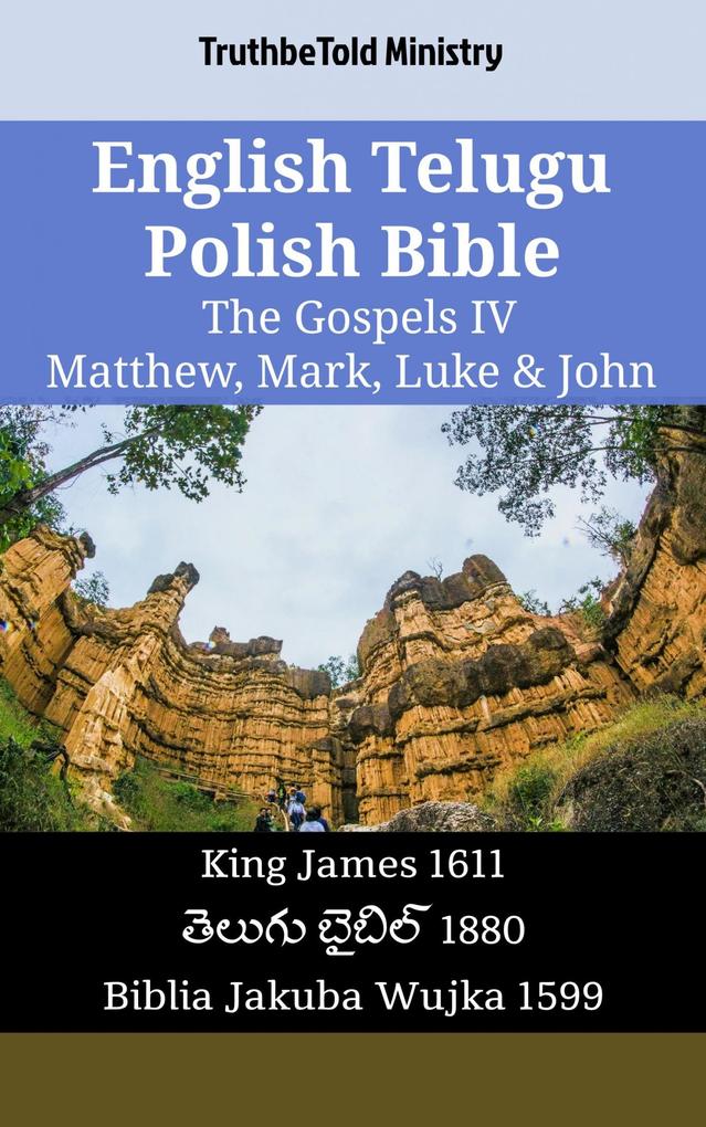 English Telugu Polish Bible - The Gospels IV - Matthew Mark Luke & John