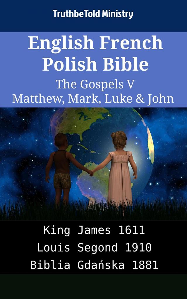 English French Polish Bible - The Gospels V - Matthew Mark Luke & John