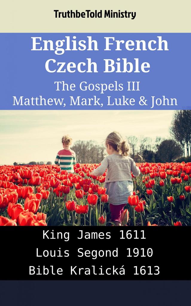 English French Czech Bible - The Gospels III - Matthew Mark Luke & John