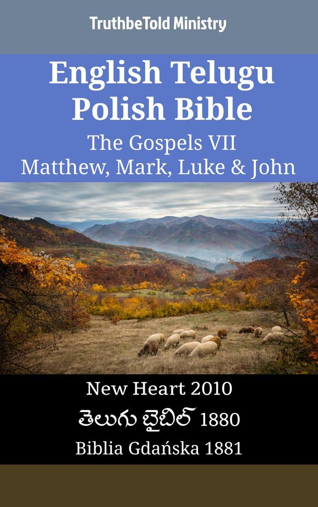 English Telugu Polish Bible - The Gospels VII - Matthew Mark Luke & John