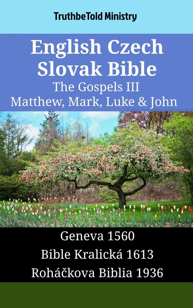 English Czech Slovak Bible - The Gospels III - Matthew Mark Luke & John
