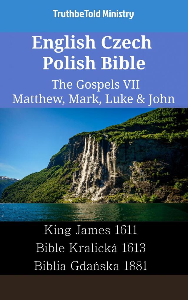 English Czech Polish Bible - The Gospels VII - Matthew Mark Luke & John