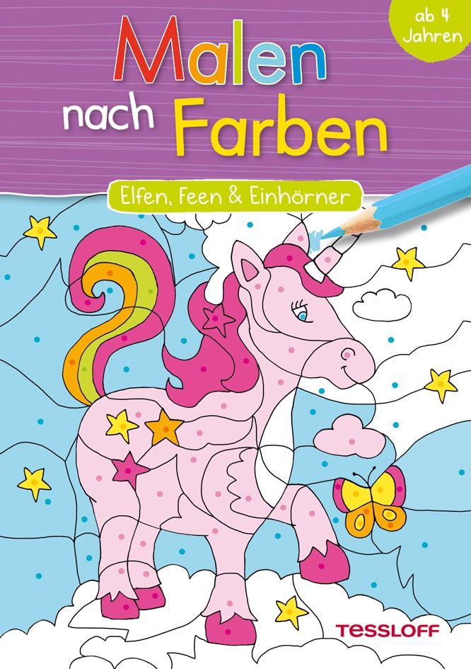 Image of Malen nach Farben. Elfen Feen und Einhörner