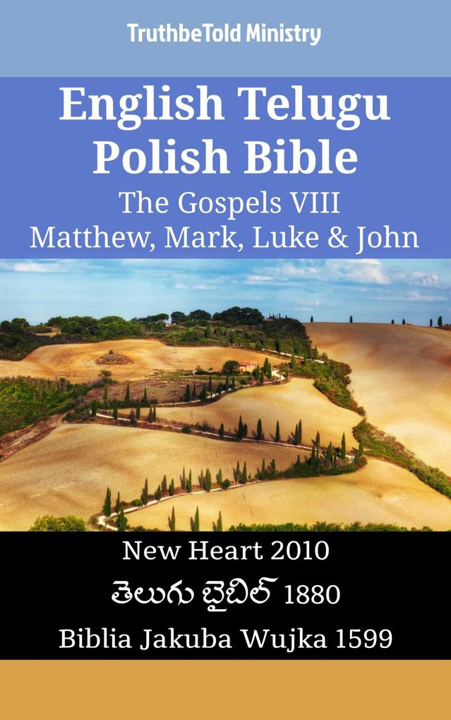 English Telugu Polish Bible - The Gospels VIII - Matthew Mark Luke & John