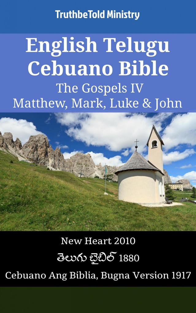 English Telugu Cebuano Bible - The Gospels IV - Matthew Mark Luke & John