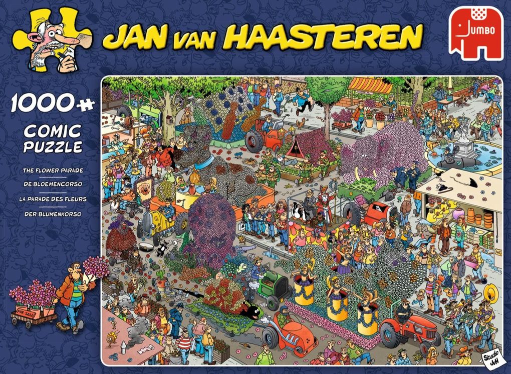 Image of Jan van Haasteren - Die Blumen-Parade - 1000 Teile Puzzle