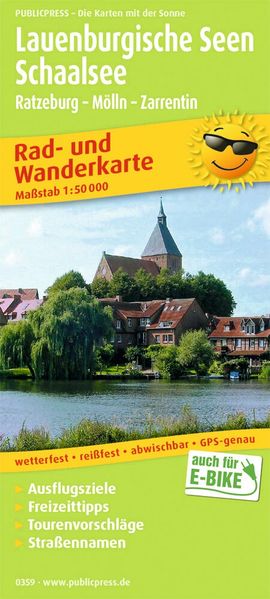 Lauenburgische Seen - Schaalsee 1:50 000
