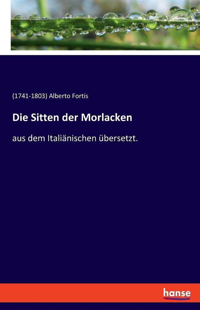 Image of Die Sitten der Morlacken