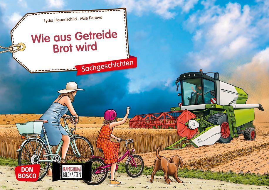 Wie aus Getreide Brot wird. Kamishibai Bildkartenset.