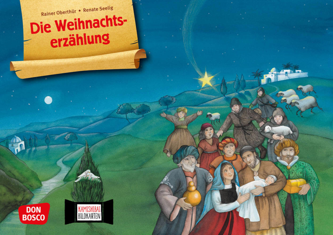 Die Weihnachtserzählung. Kamishibai Bildkartenset.