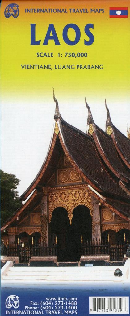 Touristik Karte Laos