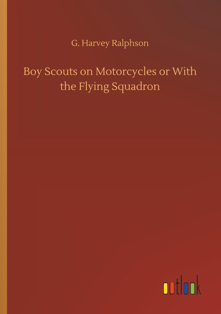 Image of Boy Scouts on Motorcycles or With the Flying Squadron