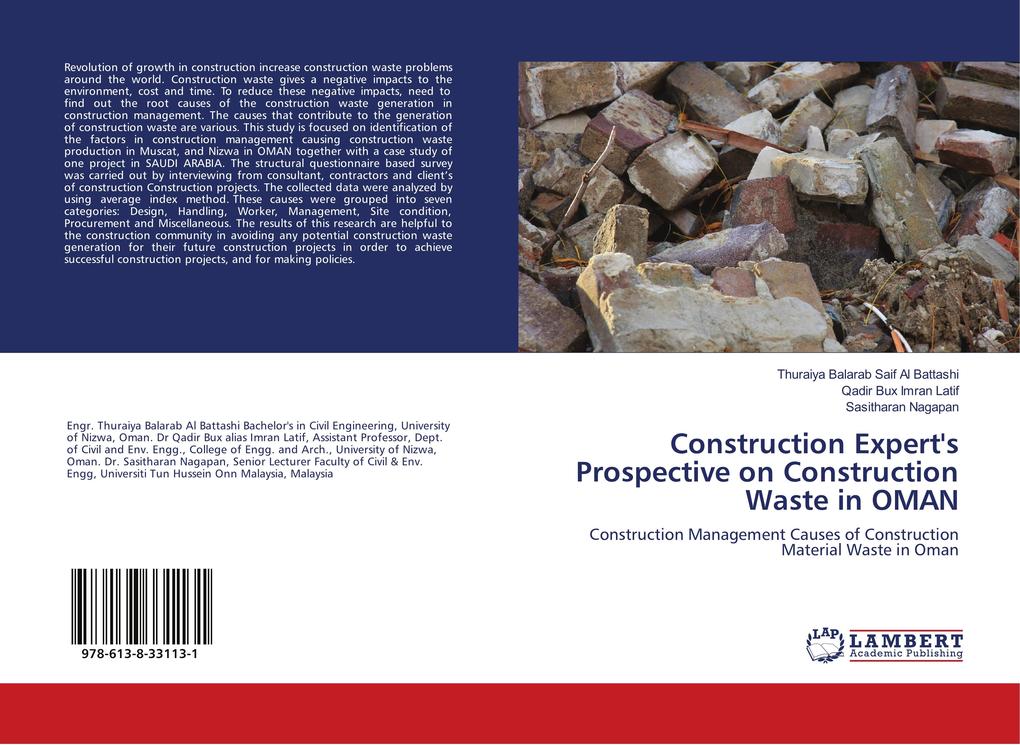 Construction Expert's Prospective on Construction Waste in OMAN