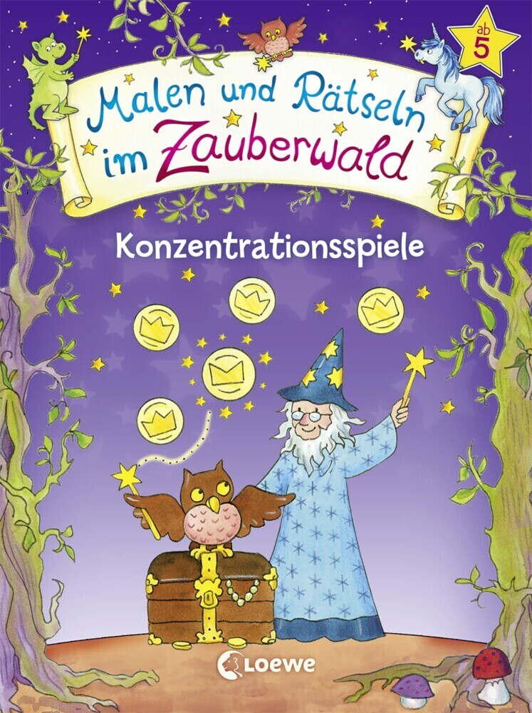 Image of Malen und Rätseln im Zauberwald - Konzentrationsspiele