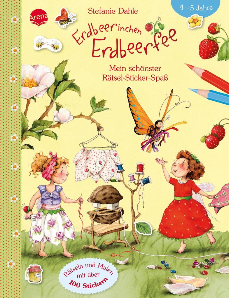 Image of Erdbeerinchen Erdbeerfee - Mein Schönster Rätsel-Sticker-Spaß - Stefanie Dahle, Kartoniert (TB)