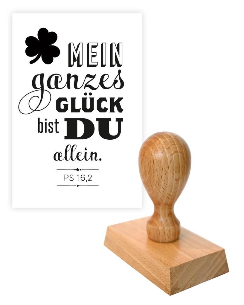 Stempel: Mein ganzes Glück bist du allein. (Ps 162)