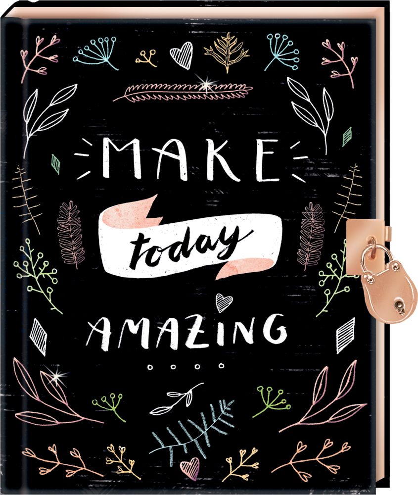 Image of Buch - Tagebuch Handlettering Make today amazing
