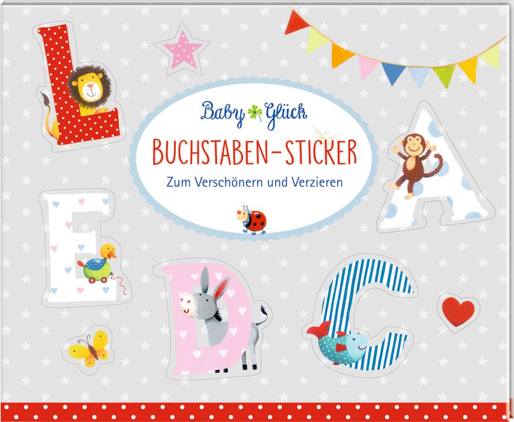 Image of Stickerbuch - BabyGlück - Buchstaben-Sticker