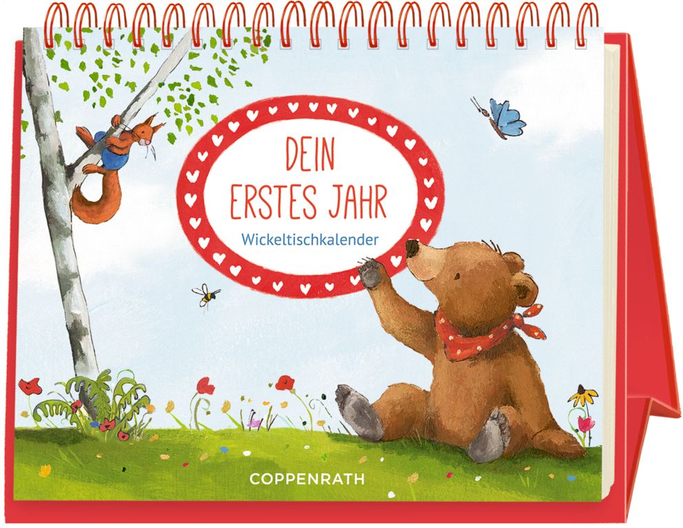Image of Wickeltischkalender - BabyBär - Dein erstes Jahr