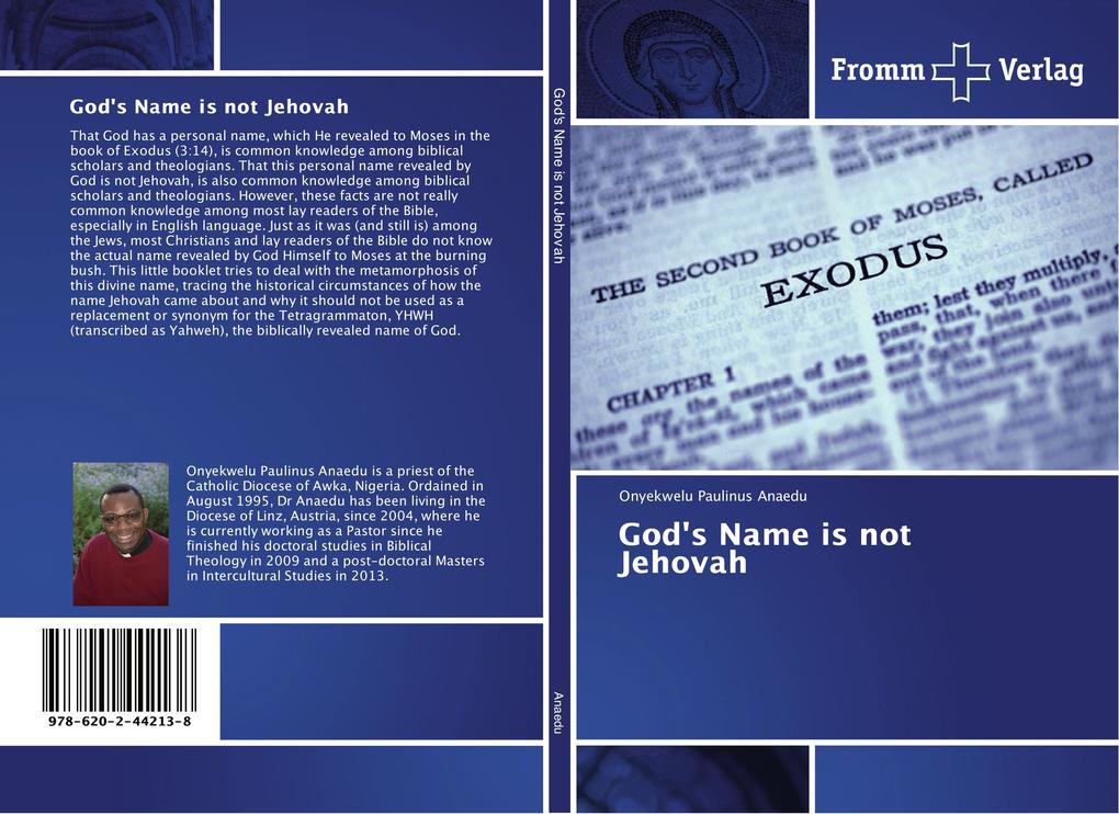 God's Name is not Jehovah