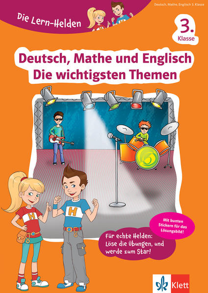 Die Lern-Helden Deutsch Mathe und Englisch - Die wichtigsten Themen 3. Klasse