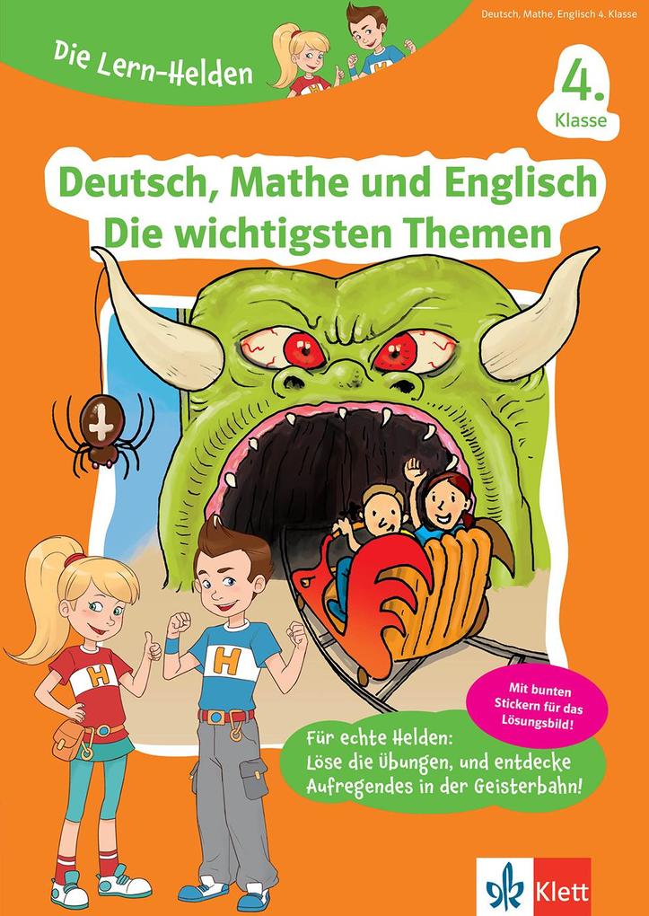 Die Lern-Helden Deutsch Mathe und Englisch - Die wichtigsten Themen 4. Klasse