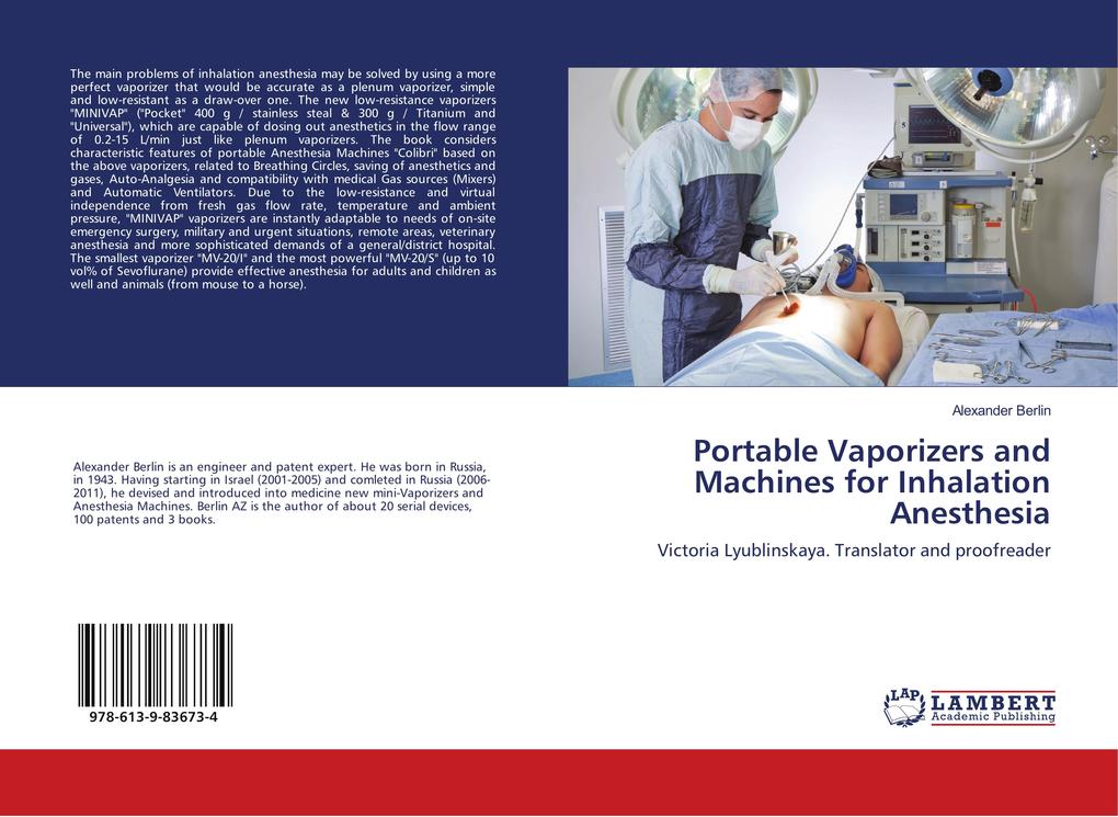 Portable Vaporizers and Machines for Inhalation Anesthesia