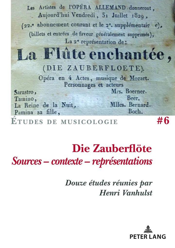 Die Zauberflöte Sources - contexte - représentations